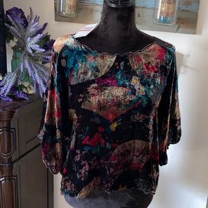 NWT JOHNNY WAS BLOUSE!! 🌺🌺🦋🦋🦋🦋